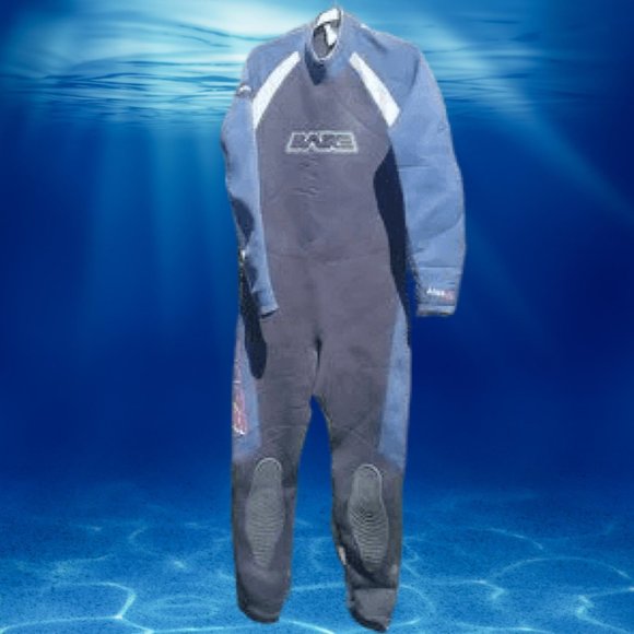 BARE Other - BARE Wetsuit 2/1 Sz Lg Black/Blue/Gray Summer Vacation Scuba Diving Snorkeling